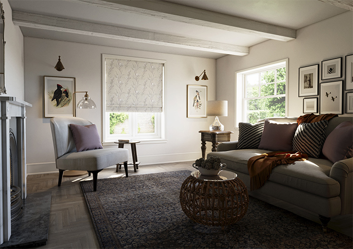 Laura Ashley Pussy Willow, Natural - Roman Blind - Image 6